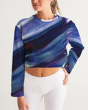 Small Frame Cropped Sweatshirt - Clouds of Color