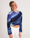 Small Frame Cropped Sweatshirt - Clouds of Color